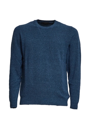 Zanone ribbed crew neck sweater - Blue