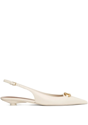 Valentino Garavani 20mm VLogo The Bold Edition slingback pumps - White