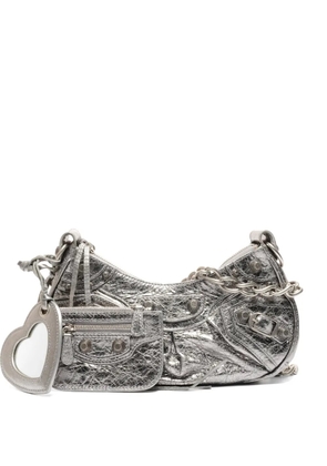 Balenciaga Pre-Owned 2020s studs chain shoulderbag - Silver