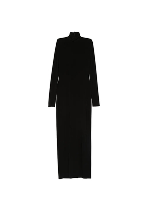 Norma Kamali long-sleeve maxi dress - Black