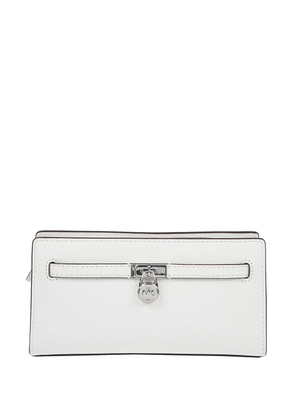 Michael Kors small Hamilton Moderne padlock-detail satchel - White