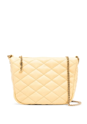 Saint Laurent mini diamond-pattern shoulder bag - Neutrals