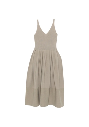 CFCL Rivulet V-neck sleeveless dress - Neutrals
