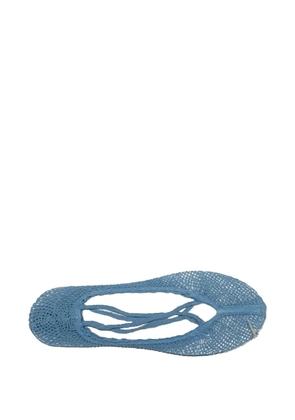 Antipast fishnet short socks - Blue