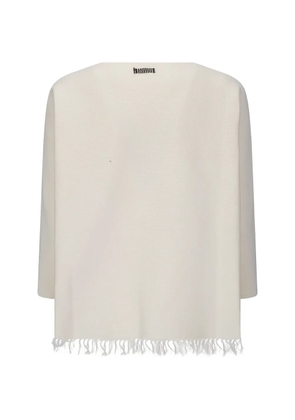 Archivio B Frage fringed top - Neutrals
