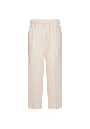 Homme Plissé Issey Miyake elasticated pleated trousers - Neutrals