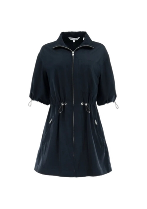 Veronica Beard drawstring zip mini dress - Blue