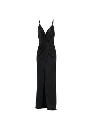 Elisabetta Franchi beaded sleeveless dress - Black