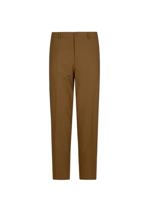 Moncler Technical cotton trousers - Brown