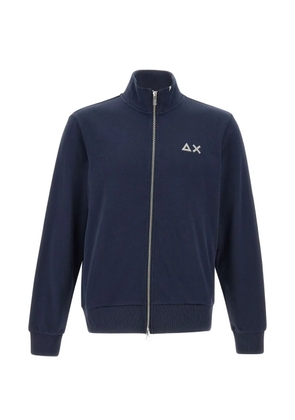Sun68 zip-up logo sweatshirt - Blue