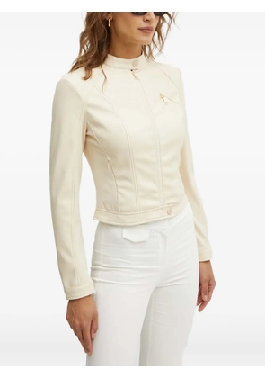 GUESS USA zip-up chest-pocket jacket - Neutrals