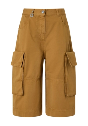 PINKO cargo-pocket knee-length shorts - Brown