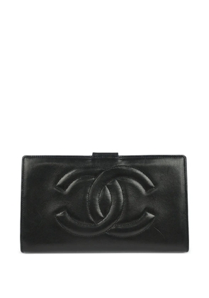 CHANEL Pre-Owned 1997 bifold long wallet - Black