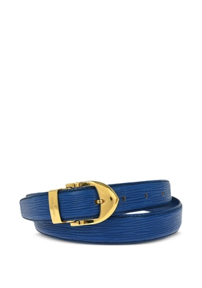 Louis Vuitton Pre-Owned 1990s ceinture leather belt - Blue