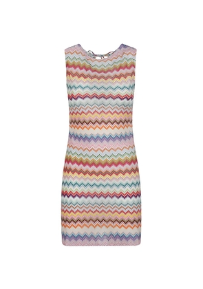 Missoni zig-zag pattern cover-up - Neutrals