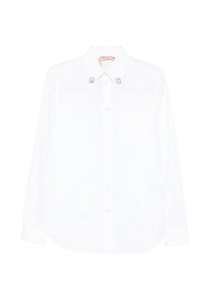 Nº21 embellished-collar shirt - White