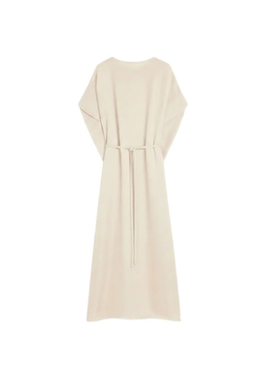 Momoni Sakari cape-sleeves maxi dress - Neutrals