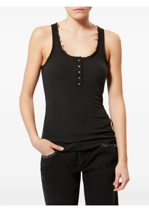 ISABEL MARANT Helma button-fastening T-shirt - Black