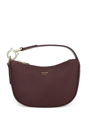 Ferragamo gancini leather tote bag - Purple