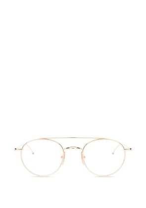 Thom Browne Eyewear round-frame glasses - Gold
