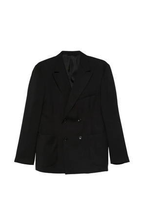 SEVEN GAUGE double-breasted pocket blazer - Black
