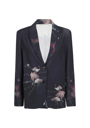 SISSIOTTO single-breasted coat - Blue