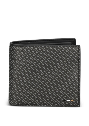 BOSS patterned wallet - Black