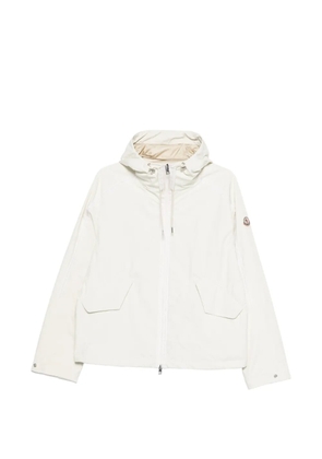 Moncler hooded waterproof jacket - White