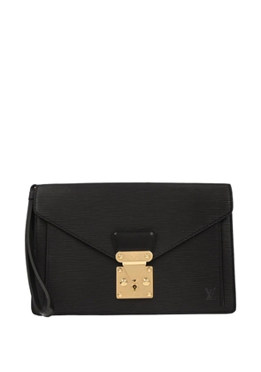 Louis Vuitton Pre-Owned 2001 Épi Pochette Serie Dragonne clutch bag - Black