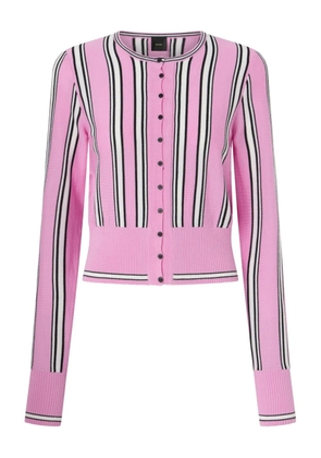 PINKO striped buttoned cardigan
