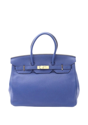 Hermès Pre-Owned 2011 Togo Birkin 35 handbag - Blue