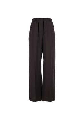 Tela elasticated-waistband trousers - Brown