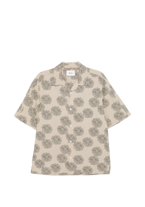 NN07 Ole floral shirt - Neutrals