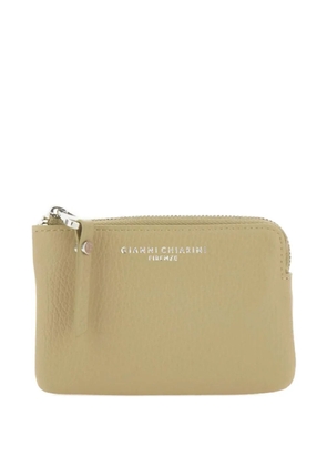 GIANNI CHIARINI pebbled leather wallet - Neutrals