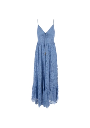 Michael Michael Kors lace V-neck dress - Blue