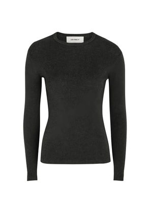 Lisa Yang ribbed long-sleeve T-shirt - Grey