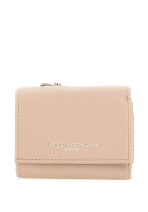 GIANNI CHIARINI Grain leather wallet - Neutrals