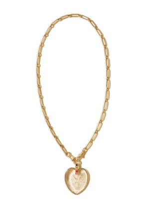 Pascale Monvoisin Gabin nº3 diamond heart-pendant necklace - Gold