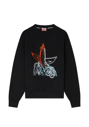 Kenzo x Futura 2000 graphic-print sweatshirt - Black