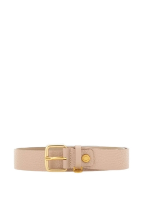 GIANNI CHIARINI square-buckle leather belt - Neutrals