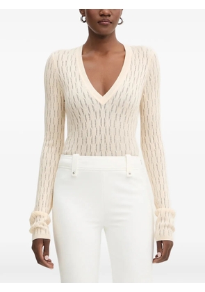 Patrizia Pepe V-neck sweater - Neutrals