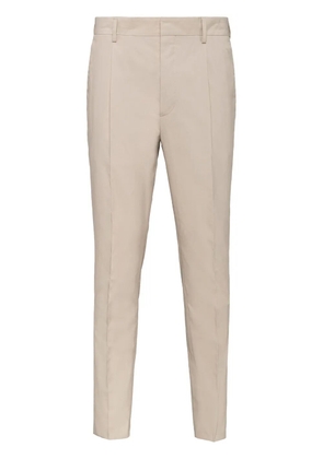 Prada cotton tailored trousers - Neutrals