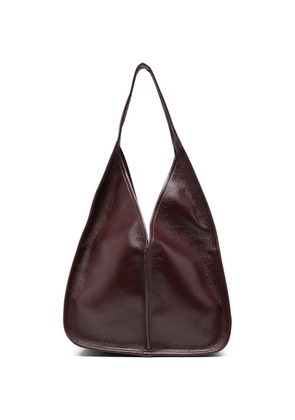 Hereu Calella panelled shoulder bag - Red