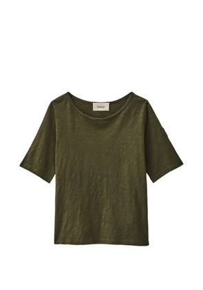 Ba&Sh Vina emblem-detail crew-neck T-shirt - Green