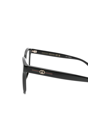 Gucci Eyewear logo-detail glasses - Black