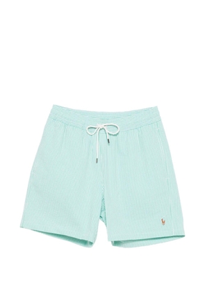 Polo Ralph Lauren striped logo swim shorts - Green