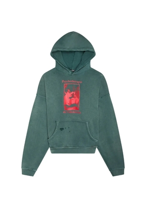 Enfants Riches Déprimés Psychothérapie De L'adolescent printed hoodie - Green