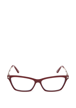 TOM FORD Eyewear cat-eye frame glasses - Red