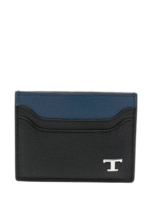Tod's logo-plaque card holder - Black