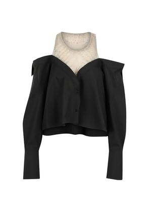 Giuseppe Di Morabito off-shoulder shirt - Black